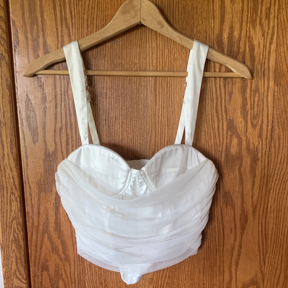 Windsor Ivory Corset Structured Top